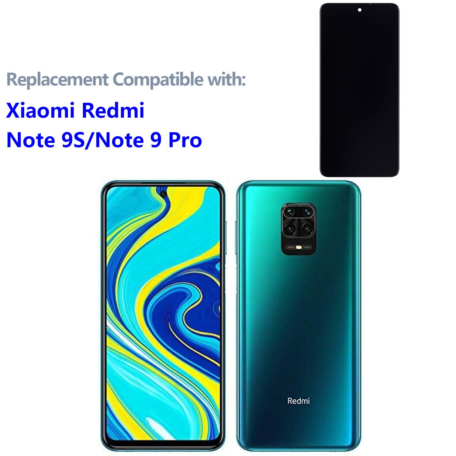Amazon.com: SWARK LCD Display Compatible with Redmi Note 9S